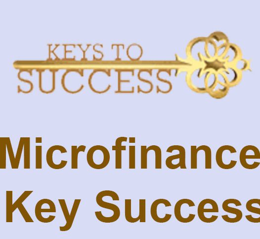 Keys to Success in Microfinance